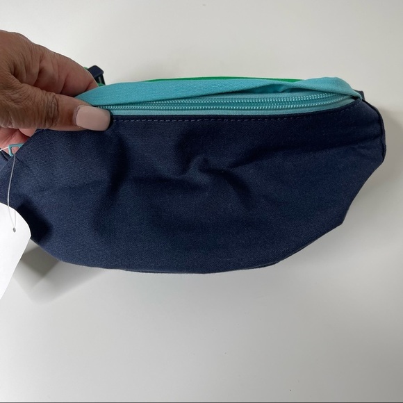 J. Crew Colorblock belt bag blue/green - Picture 4 of 7